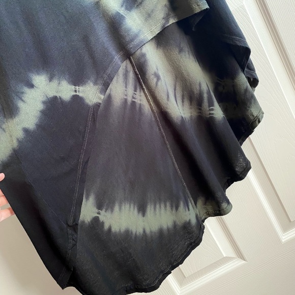 Forever 21 Black & Green Tie Dye Dress Size Large - Picture 6 of 7